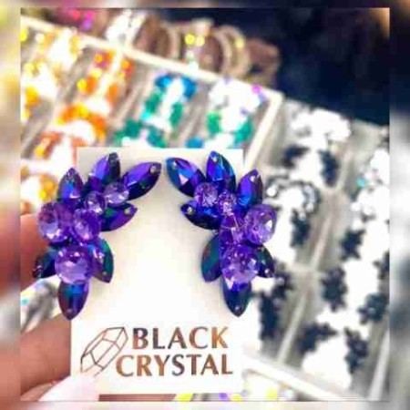 BALLROOM EARRINGS RHINESTONES